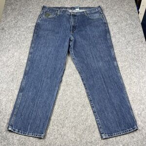 Cinch Men's Blue Jeans Green Label Relaxed Fit Size 42x30 Tapered Leg